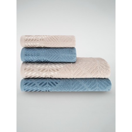 A set of tires of terry Bounty, size 50x80 cm-2 pcs, 70x130 cm-2 pcs, multicolor-4