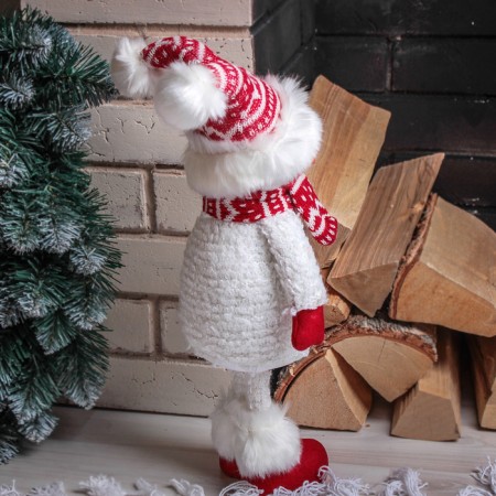 Interior doll "Snowman in a red cap" 43 cm-1
