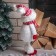 Interior doll "Snowman in a red cap" 43 cm