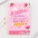 Stickers with a sticky layer, a blue handle 0.7 mm, a ballpoint “favorite teacher”, 30 sheets.
