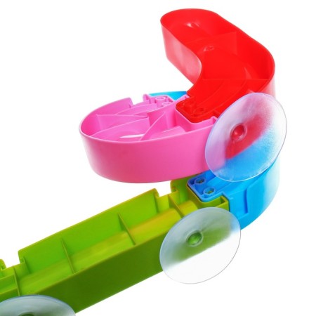 Toy Water Hill for playing the bathroom, designer, set on suction cups "Duck water park"-15