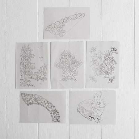 Burning device "pattern - 1" with guillering-4