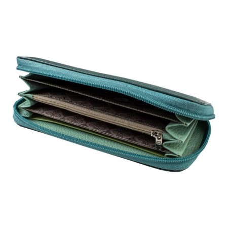 Wallet, mint color, Mumi series-1