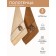 Set of terry napkins Diva Afrodita Ceylin "Tiger", size 40x60 cm, 2 pcs