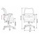Armchair bureaucrat with armrests, black, back mesh, CH-797AXSN/26-28