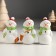 Souvenir Ceramics "Snowman in a red hat and green scarf" MIX 3.5x2.8x6.5 cm