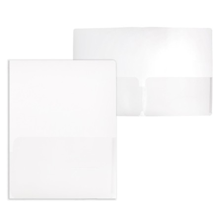 Folder-angle, A4, 180 μm, calligrata, 2 inner pockets, transparent, colorless