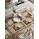 A set of napkins for setting the table "Vetsk Oliva", rectangular, rounded edges, size 30x46 cm, 4 pcs