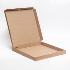 Pizza box, brown, 41 x 41 x 4 cm