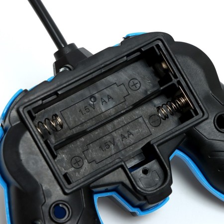 The Robbysh machine, radio -controlled, works on the battery, the color is blue-7