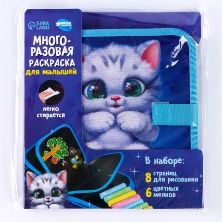 The book for drawing reusable "cat"-10