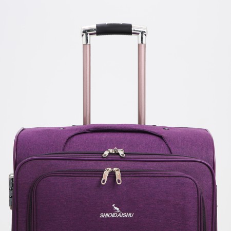 Big suitcase 28 ", a lightning department, code castle, 3 wheels, 2 external pockets, purple color-6