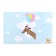Rug for a bowl "Pigger" 43 x 28 cm "Flight of a dachshund"