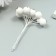 Decor for creativity "Berry Rowan" 1 bouquet = 10 white berries 10x1.5 cm