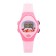 Watch of washing electronic, children's "birds", silicone strap, pink