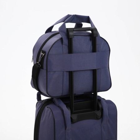 Lightning suitcase, road bag, set 2 in 1, color gray color-9