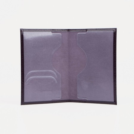 Cover for passport, dark purple color-2