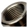 The coupling Stout SFT-0006-003838, 3/8 ", internal/internal carving, nickelled brass
