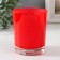Red chandelier candlestick 9.5x7.5 cm, 250 ml