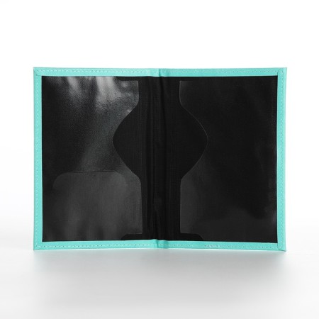 Covers for passport, turquoise color-5
