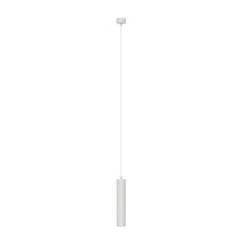 Suspended Technical P075PL-01W, 1xGU10, 10W, 6x6x30 cm, white color