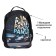 School backpack, 37 x 27 x 16 cm, ergonomic back, calligrata b "Call Panic"
