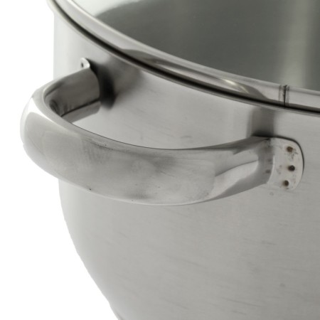 Slavic pan, 4 l, d = 22 cm, capsule, glass cover, with a heat distribution layer-2