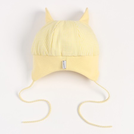 Children's hat, yellow color, size 46-48-2