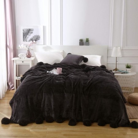 Super Ball bedspread, size 220x240 cm, stone color