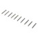 Tundra bats, magnetized, steel S2, PH2 x 50 mm, 10 pcs.