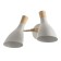 Sconces "Morocco" 2he27 40W white 25x15x38cm