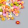 Decor for creativity Plastic "Herbers Color" set 100 pcs mix 0.6x0.6 cm
