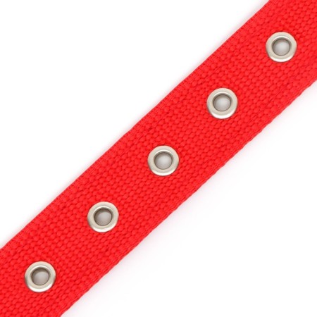 Collar "Comfort" Combined, 58 x 3 cm, Osh 45-52 cm, red-4