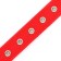 Collar "Comfort" Combined, 58 x 3 cm, Osh 45-52 cm, red