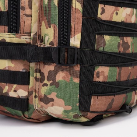 Tactical backpack, TAIF, 30 l, lightning department, external pocket, camouflage color/brown-7