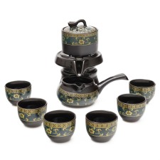 A set for the tea ceremony 8 in 1, for 6 people, a bowl of 65 ml, a kettle of 175 ml, Gundestoi 180 ml