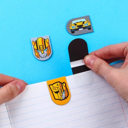 A postcard with magnetic bookmarks to a real hero! ", Transformers, 8 pcs.-3
