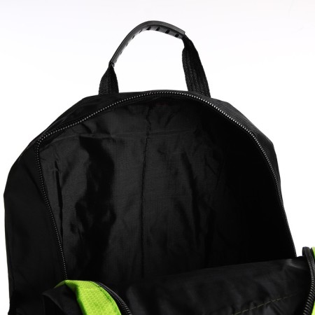 A backpack on a zipper with an increase, 65l, 4 external pockets, green color-8