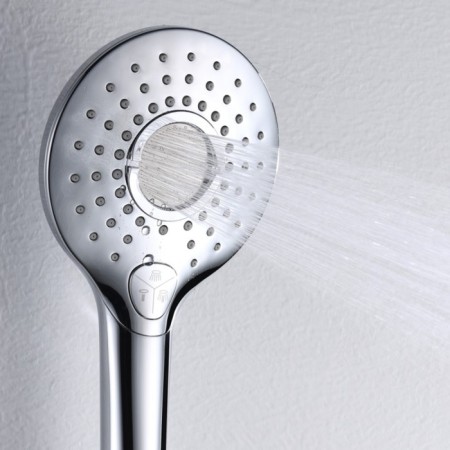 Shower Lake Wasserkraft A101, 3 modes, cleaning key, ABS plastic, chrome-2