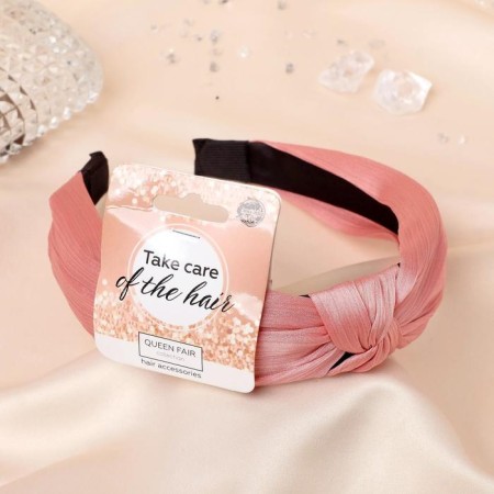 Hair rim "prestige" 3 cm, pink-1