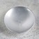 Lotus candlestick metal per candle, 7.5x2 cm, silver
