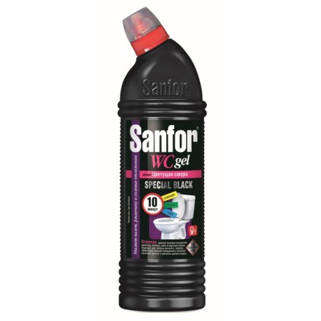 Sanform and hygienic collection of SanFor WS Gel, SPECILA BLACK, 750 ml
