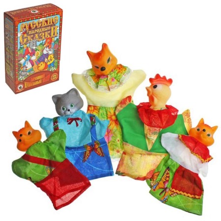 Puppet Theater "Cat, Rooster and Fox"-4