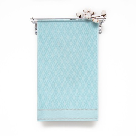 Tricky towel 50x80 juliet, blue color 420g/m 100% cotton