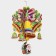 Decorative decoration (suspension) "Bells" 49x33 cm