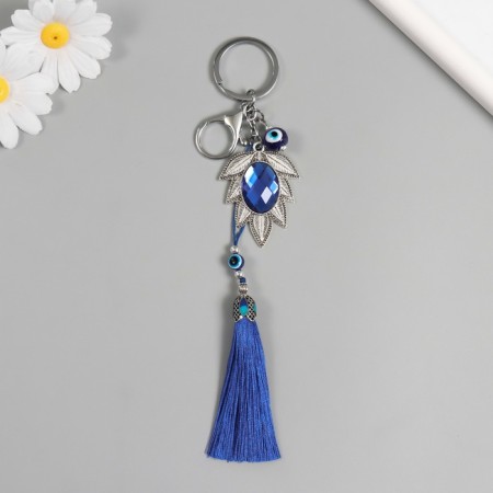 A keychain with a carbine from the evil eye Metal "Fern sheet" 16 cm