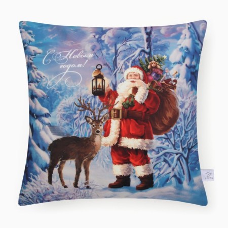 Case on the pillow Ethel "Christmas Eve" 40*40 cm, 100 p/e, velor