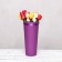 Carrying cone to flowers, purple 10 x 14 x 30 cm