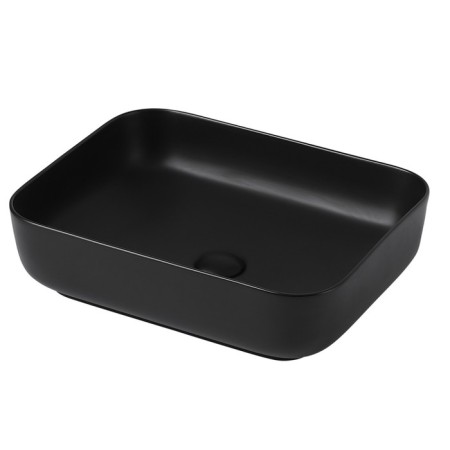 ABBER RECHTECK AC2202MB sink, overhead, 500x390x140 mm, black, matte