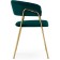 CHARTAL SHAMELIA 1 metal/velor, gold/green 60x52x79 cm